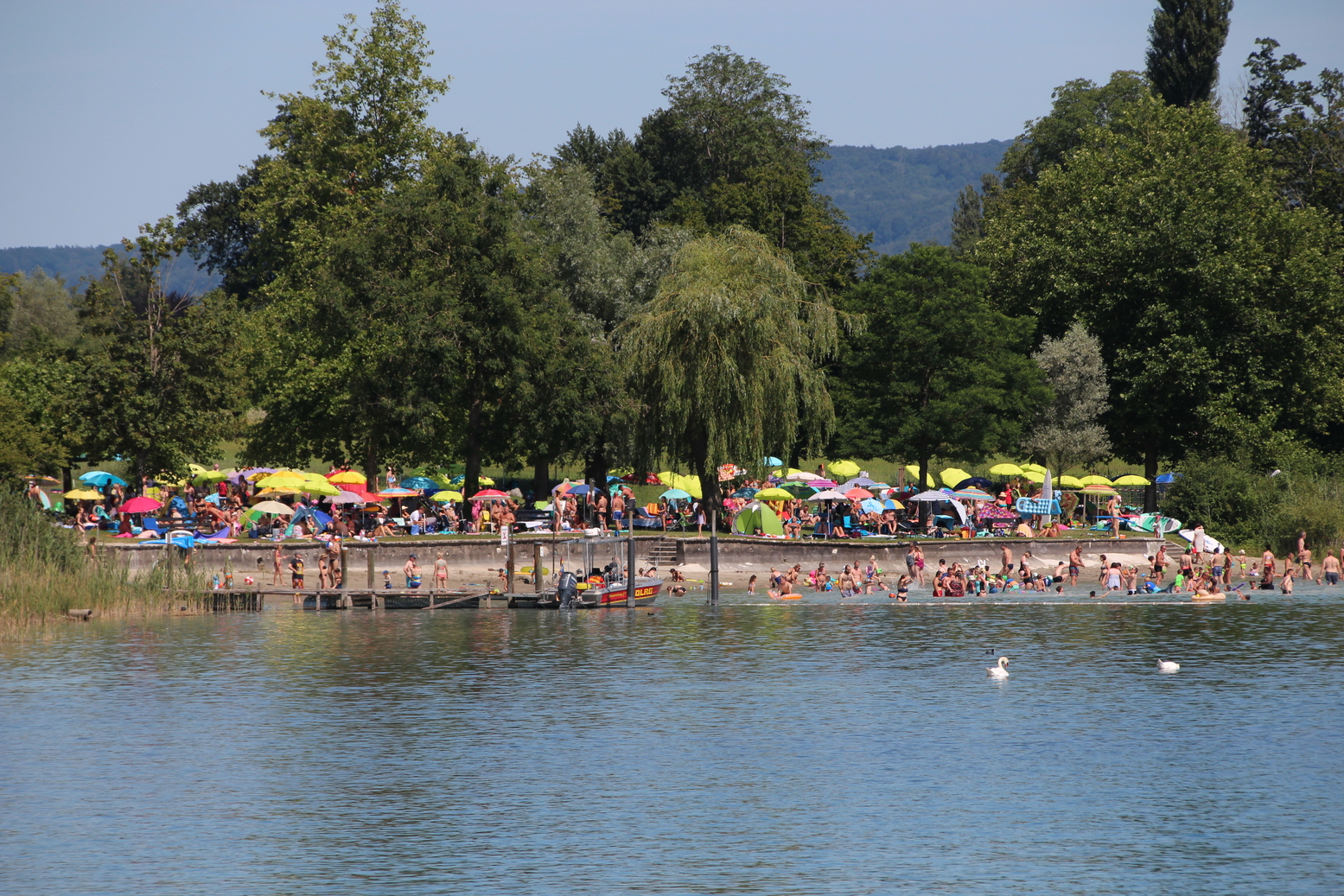 At lake of Constance, between Steckborn and Stein am Rhein