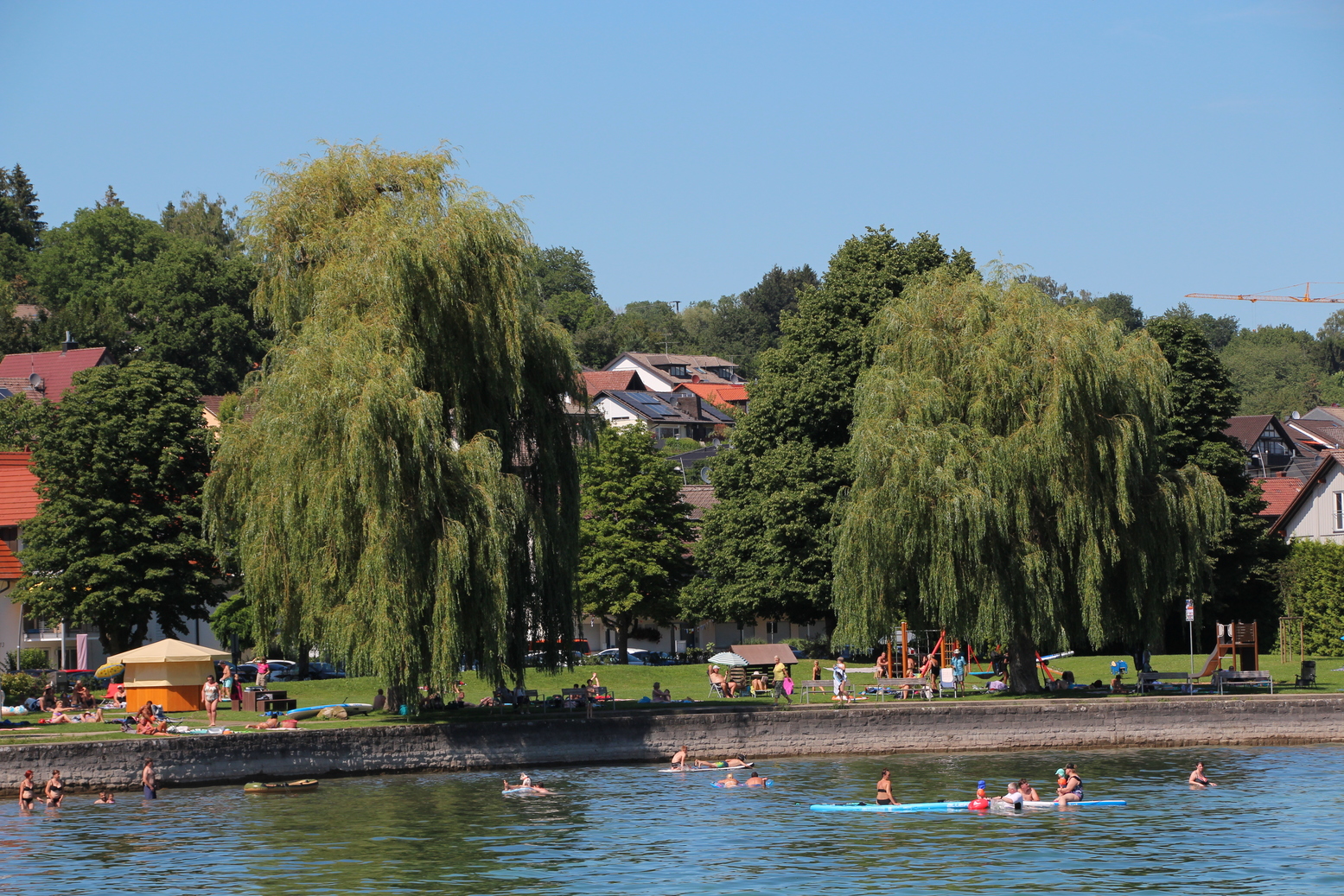 At lake of Constance, between Steckborn and Stein am Rhein