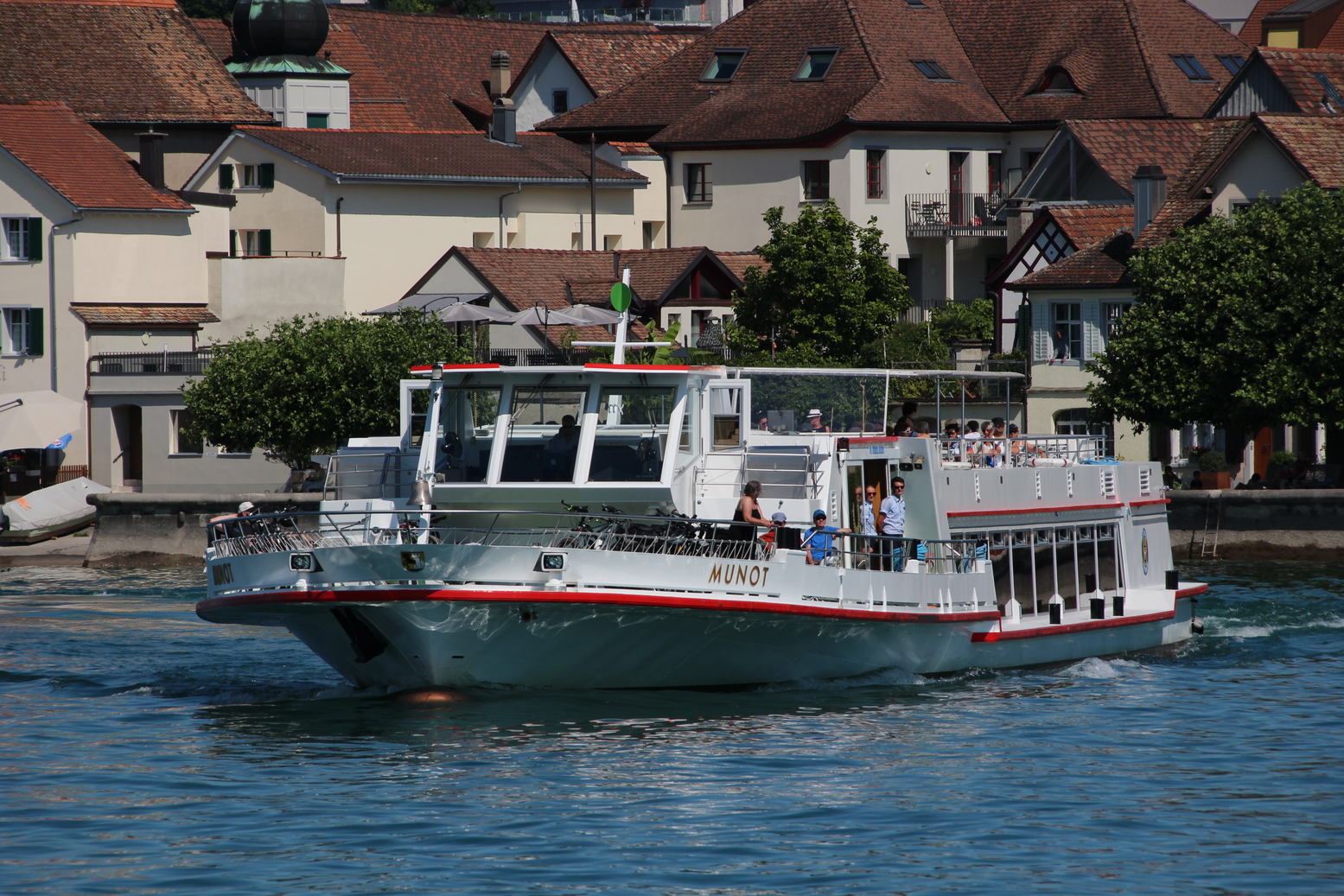 At lake of Constance, between Steckborn and Stein am Rhein