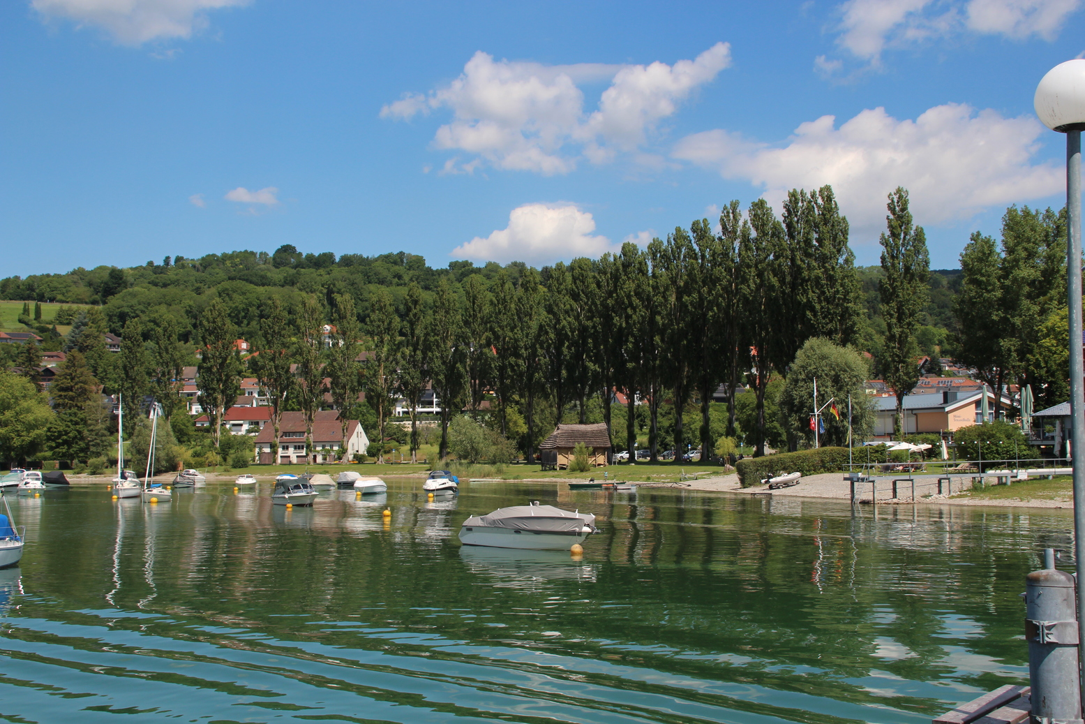 At lake of Constance, between Steckborn and Stein am Rhein