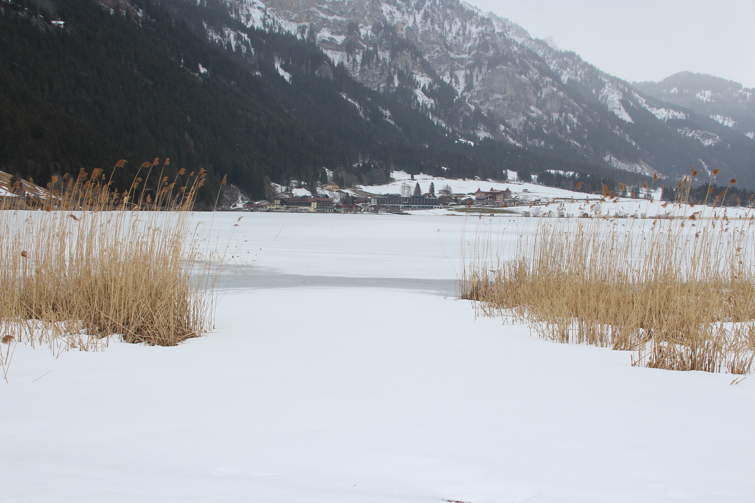 Frozen Lake in Tirol (Austria)